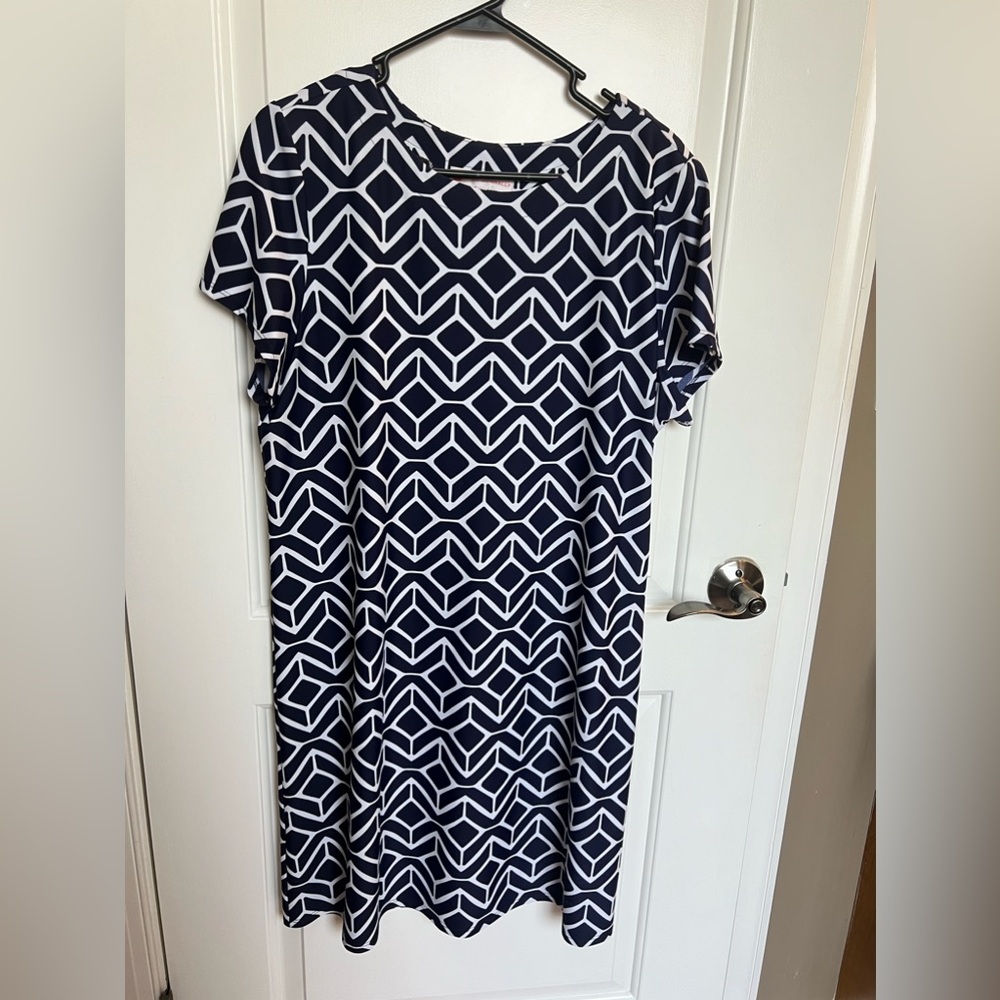 Jude Connolly XL navy SS dress Perfect for summer or transition to fall